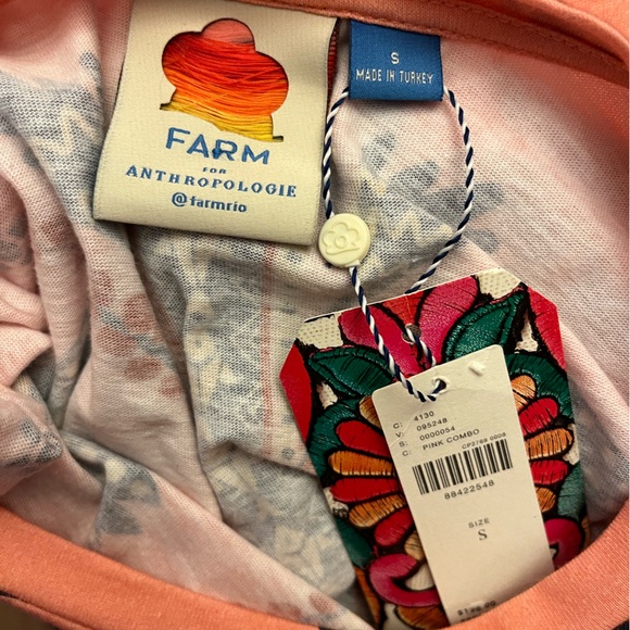 Anthropologie Farm Rio Printed Shift Mini Dress - Picture 5 of 8